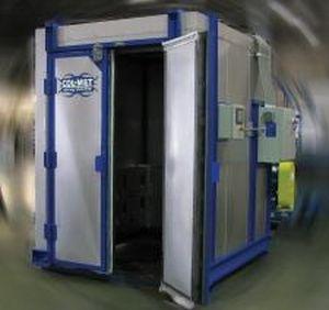 curing oven / powder coating / truck-in / gas