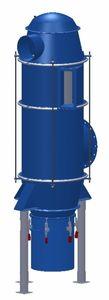 bag dust collector / pulse-jet backflow / for explosive dust