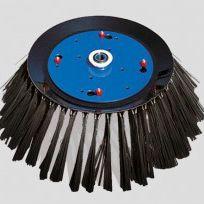 plate brush / sealing / metal / for sweepers