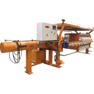 automatic filter press / plate and frame / for sludge treatment