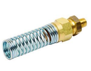 threaded fitting / straight / pneumatic / brass
