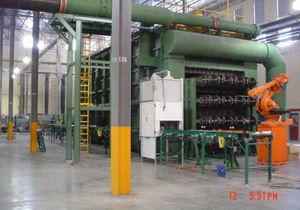 heat treatment furnace / casting / chamber / gas