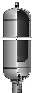 bladder accumulator / stainless steel / hydro-pneumatic