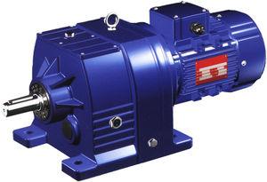 worm gear reducer / helical / coaxial / solid-shaft