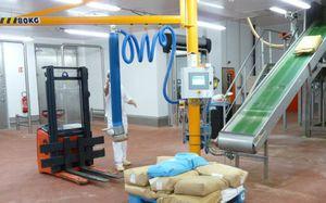 pneumatic manipulator / with vacuum bag lifter / handling / ATEX