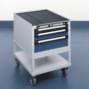 work station cart / assembly / with swivel casters