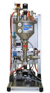 in-line supply and degassing system / for viscous products