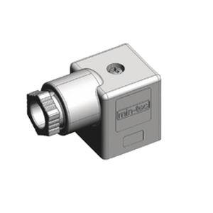 electrical power supply connector / DIN / rectangular / locking