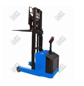 electric reach truck / stand-on / industrial