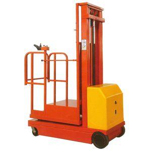 electric order-picker / vertical / high-level / counterbalanced