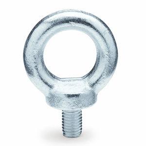 threaded bolt / with eye / steel