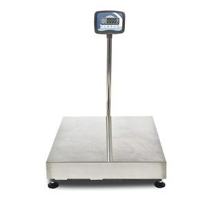 floor scale / counting / with LCD display / stainless steel pan