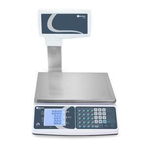 tabletop scales / with LCD display / stainless steel pan / battery-powered