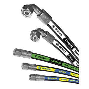 hydraulic hose / high-pressure / rubber / spiral