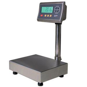 bench scales / with LCD display / stainless steel / portable