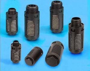 exhaust muffler / for valves / plastic