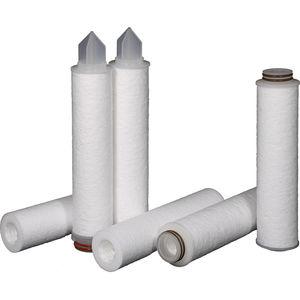 meltblown filter cartridge / for beverages / depth / polypropylene