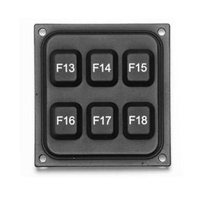 panel-mount keypad / silicone rubber / OEM / IP66