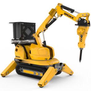 remote-controlled demolition robot / for the nuclear industry