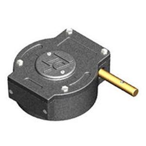 worm gear reducer / perpendicular / multi-turn
