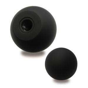 threaded knob / ball / round / in plastic