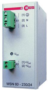 AC/DC power supply / regulated / with short-circuit protection / switching