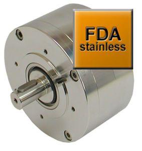 radial piston air motor / stainless steel / IP68 / FDA-approved