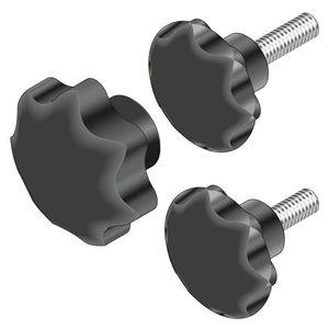 threaded knob / star / adjustable