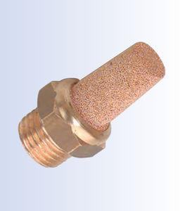 exhaust silencer / for filters / for compressors / bronze