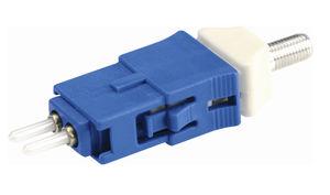 data connector / multi-channel fiber optic / rectangular / push-pull