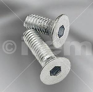 countersunk head screw / zinc-coated steel