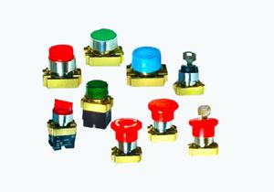 robust push-button switch / illuminated / electromechanical