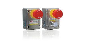 momentary push-button switch / emergency stop / single-pole / robust
