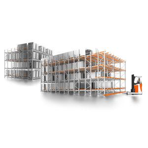 push-back shelving / dynamic / automated