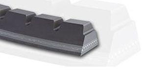 trapezoidal transmission belt / industrial / oil-resistant