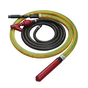 pneumatic vibrator / for concrete / linear / portable