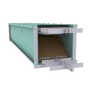 chain conveyor / bulk products / horizontal / inclined