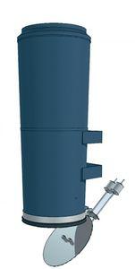 cyclone separator / particle / for the gas industry / vacuum