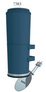 cyclone separator / particle / for gas collection / vacuum