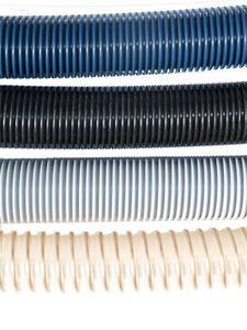 air hose / conveying / for suction units / rubber