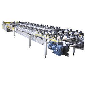 chain conveyor / for pallets / accumulation / horizontal