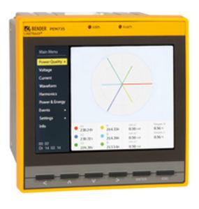 power quality measuring device / AC current / voltage / energy