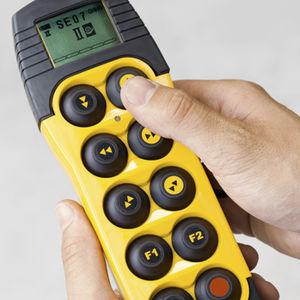 radio remote control / 10-button / hand-held / with display