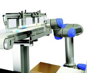 tube feeder / gripper / robotic / for packaging lines