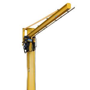 pillar jib crane / electric / overbraced / rotating