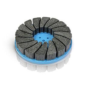 disc brush / deburring / abrasive / nylon
