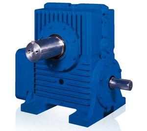 worm gear reducer / orthogonal / high load capacity / for heavy-duty applications