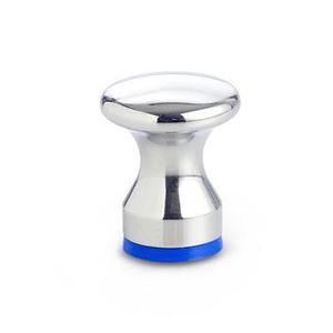 threaded knob / mushroom / stainless steel / with stud