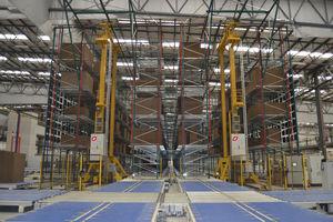 vertical automatic storage system / WIP / recovered materials / for cardboard boxes