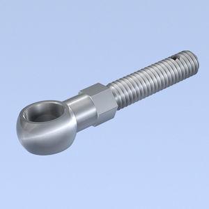 screw with eye / steel